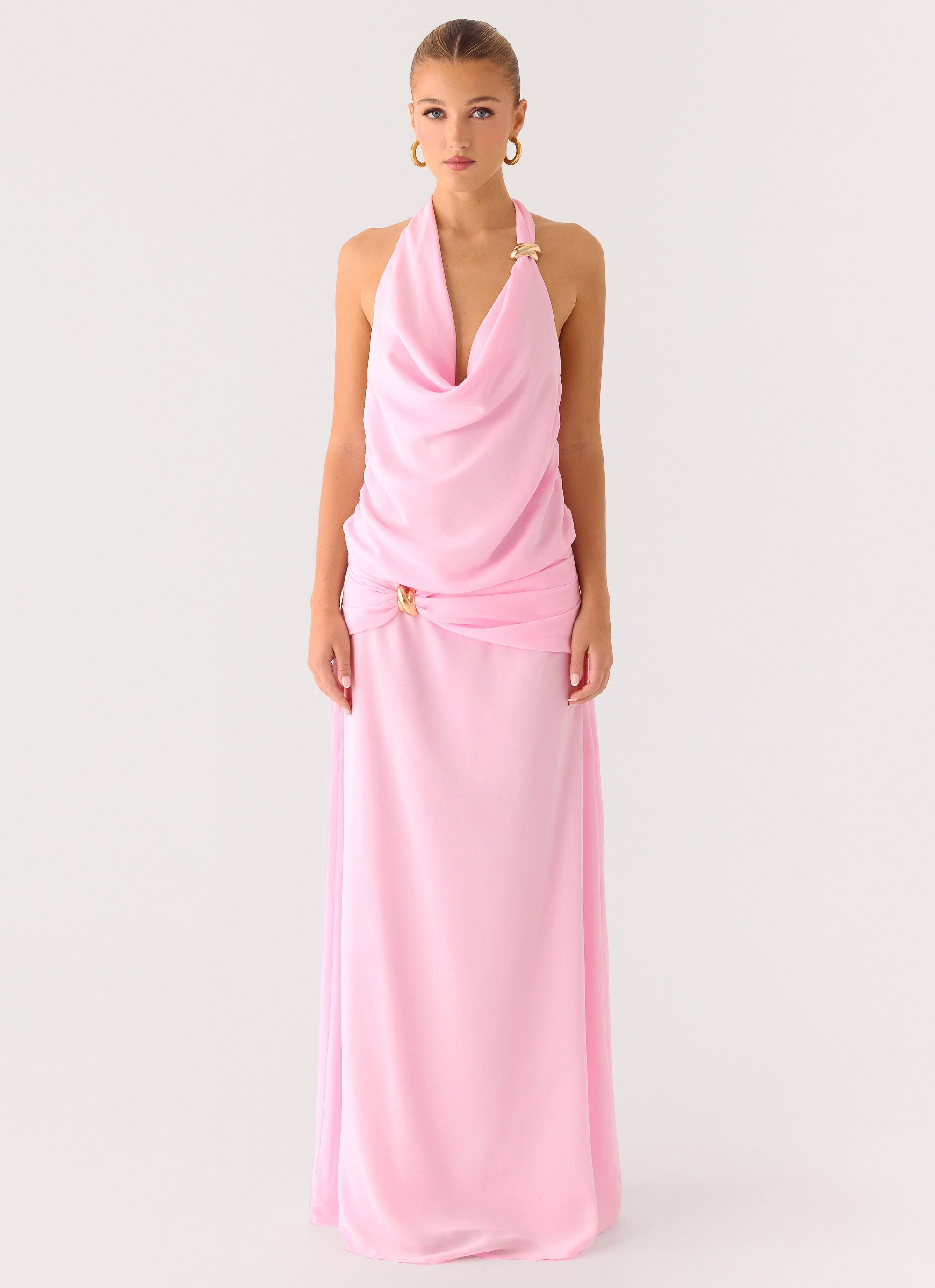 Anuhea Cowl Top - Pink