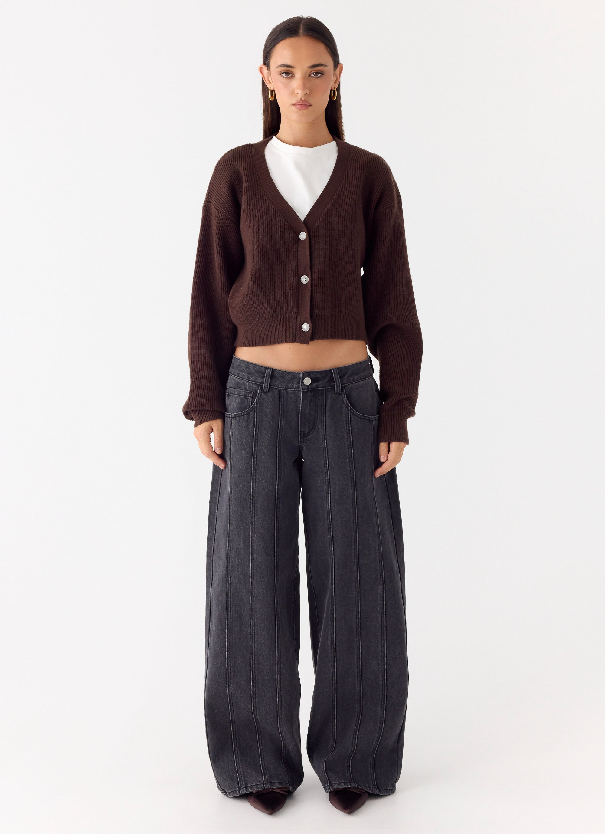 Ashby Knit Sweater - Chocolate