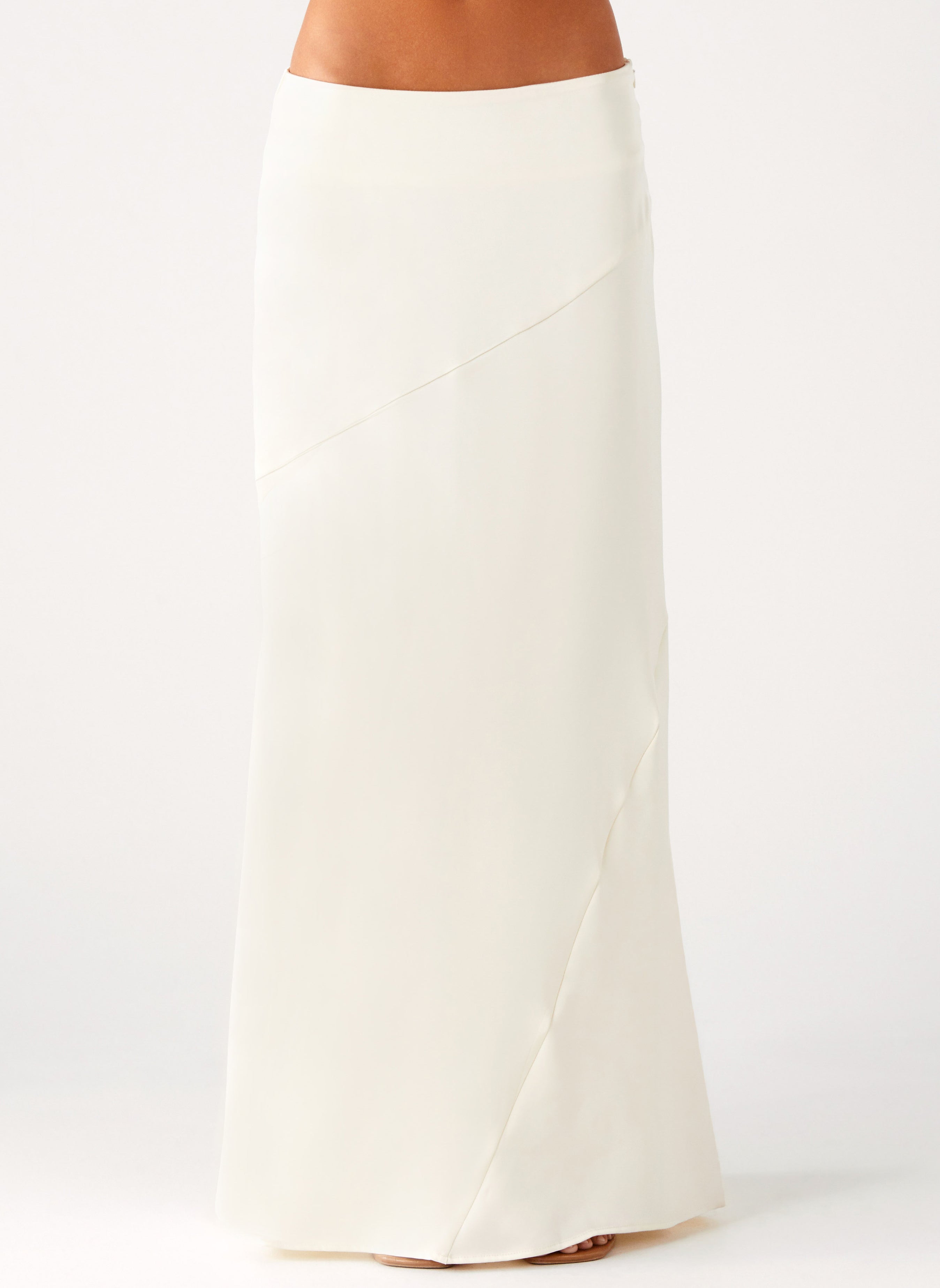Chandra Maxi Skirt - Ivory