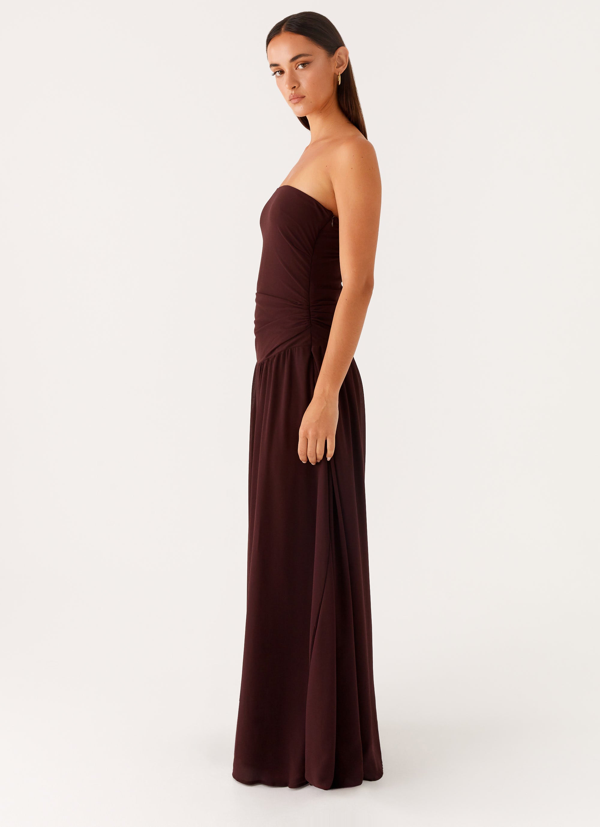 Covia Strapless Maxi Dress - Dark Chocolate