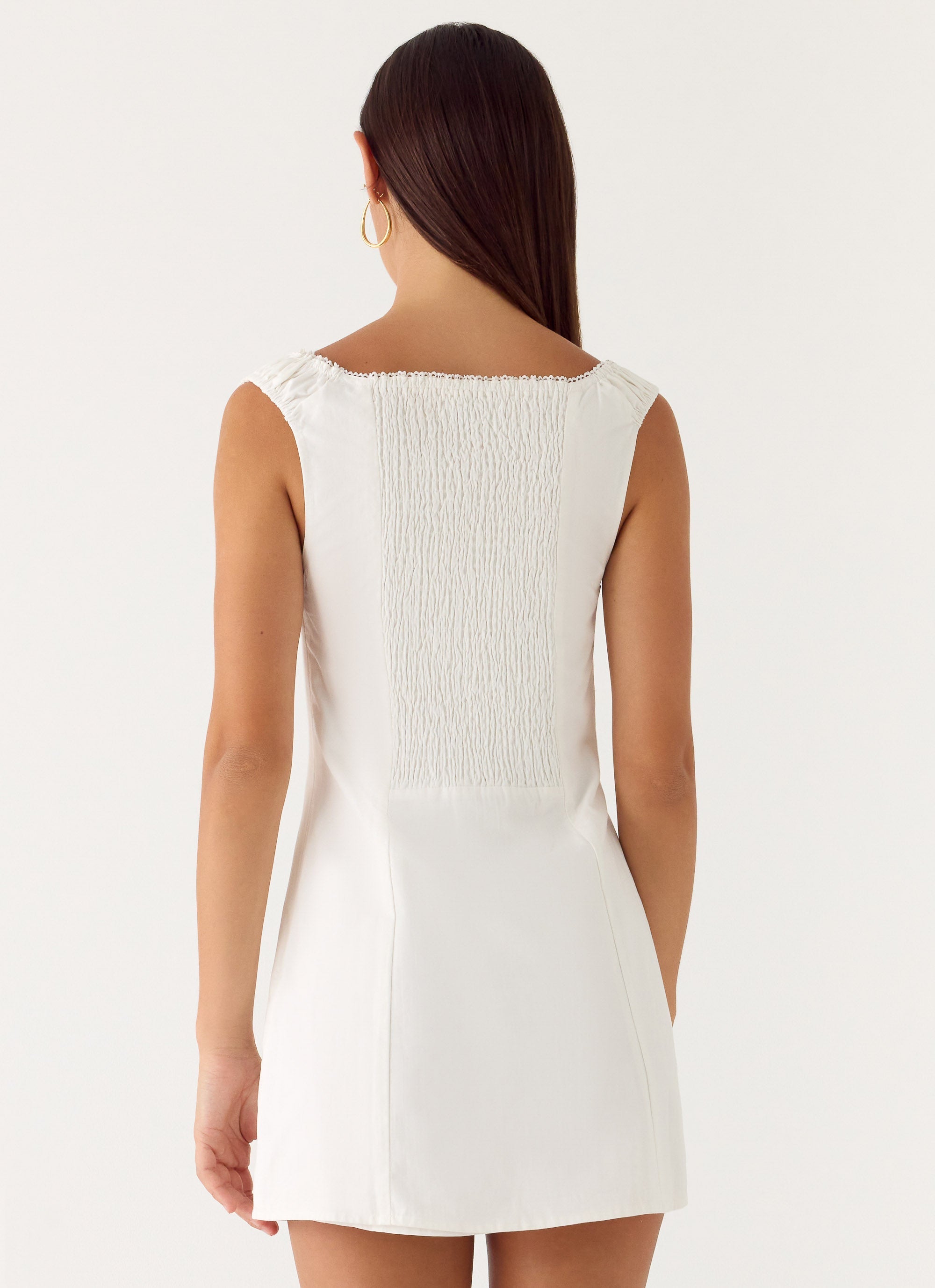 Drift Mini Dress - White