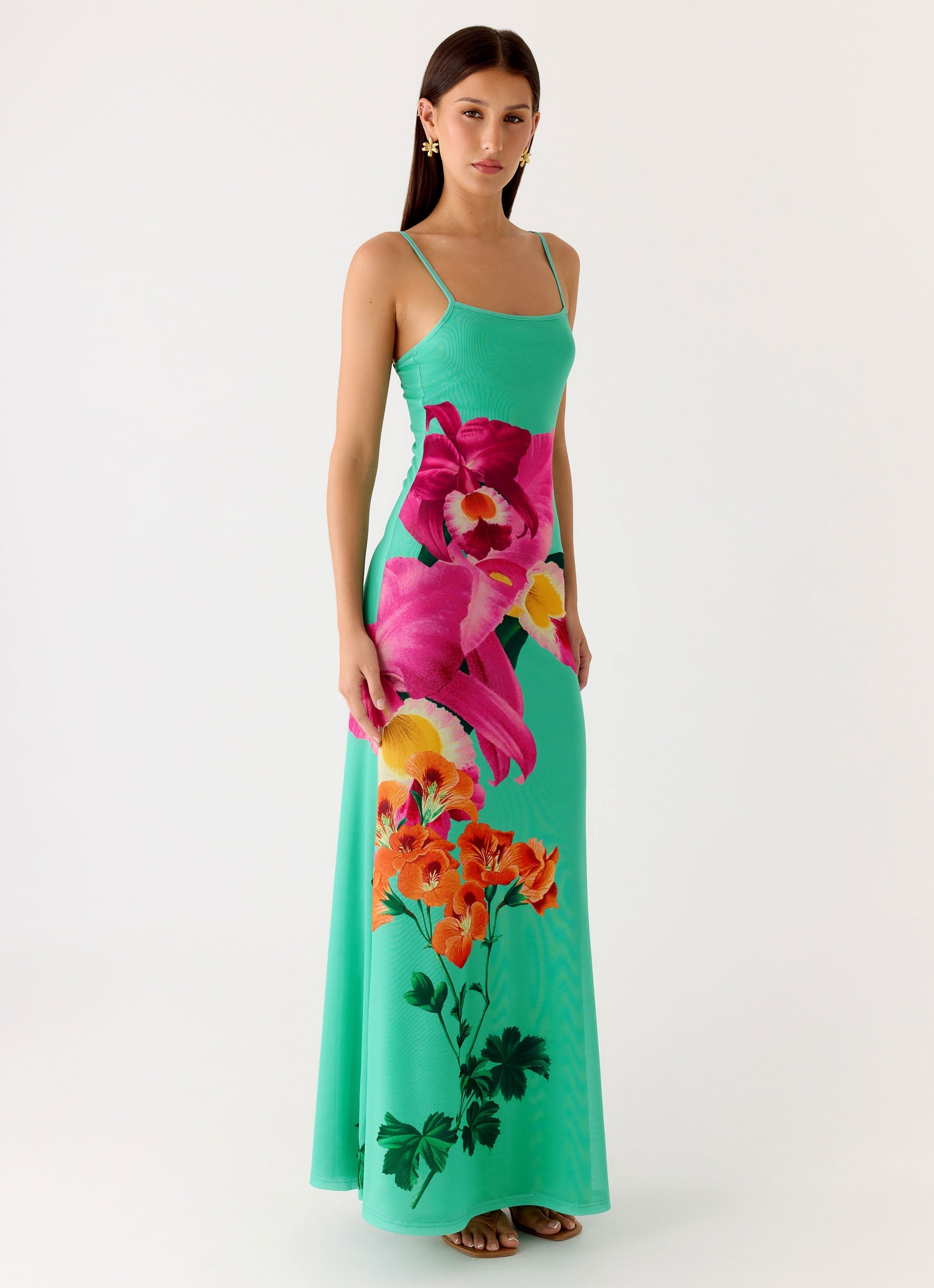Everett Maxi Dress - Jungle Bloom