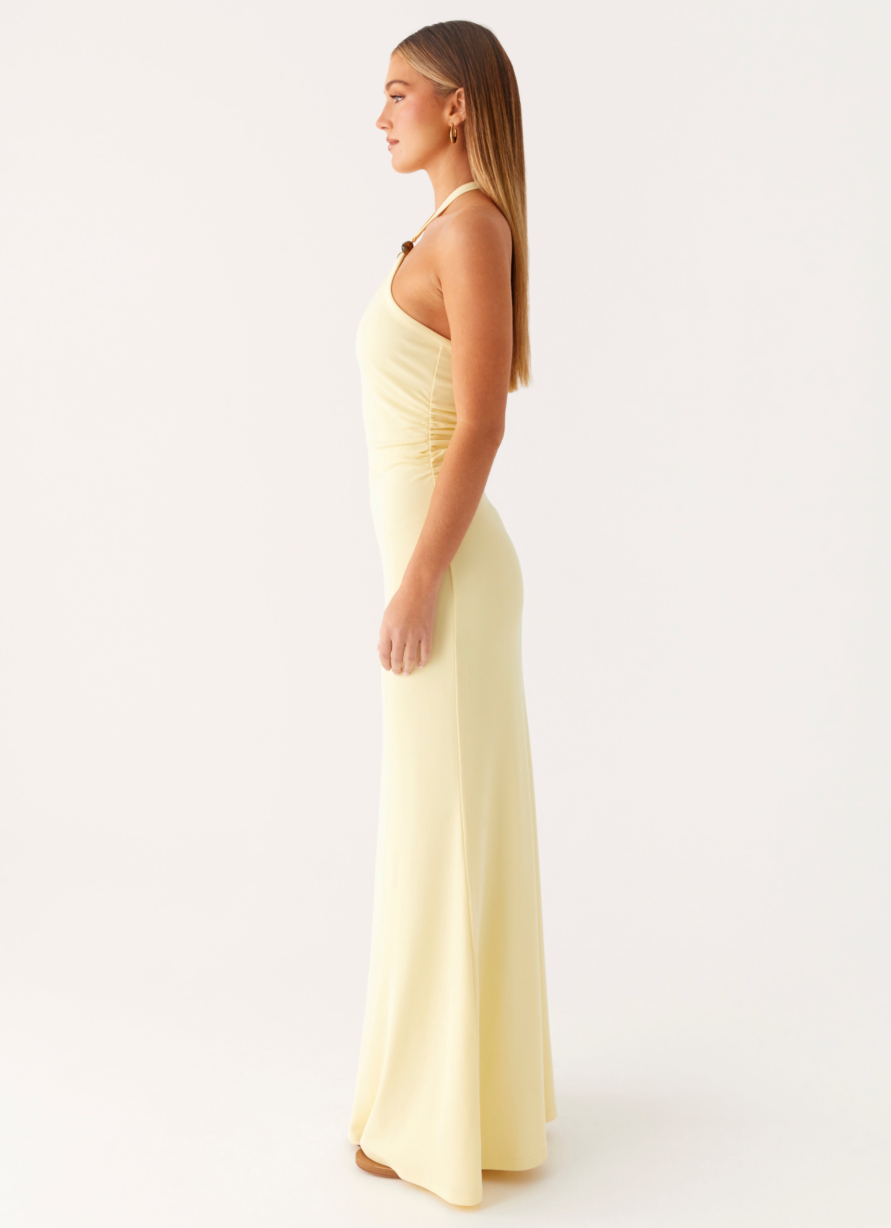 Instant Attraction Maxi Dress - Yellow