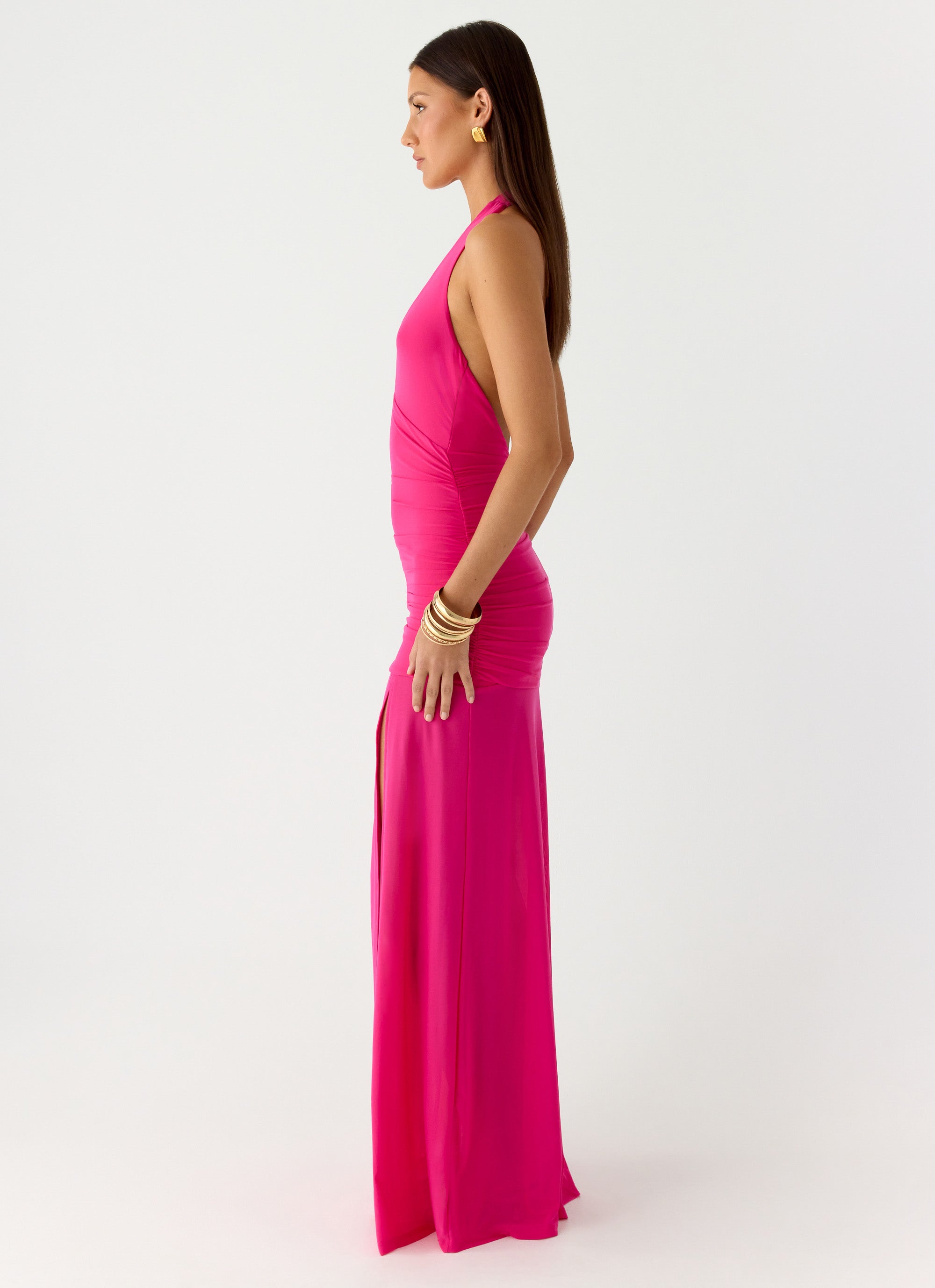 Island Muse Dress - Fuchsia