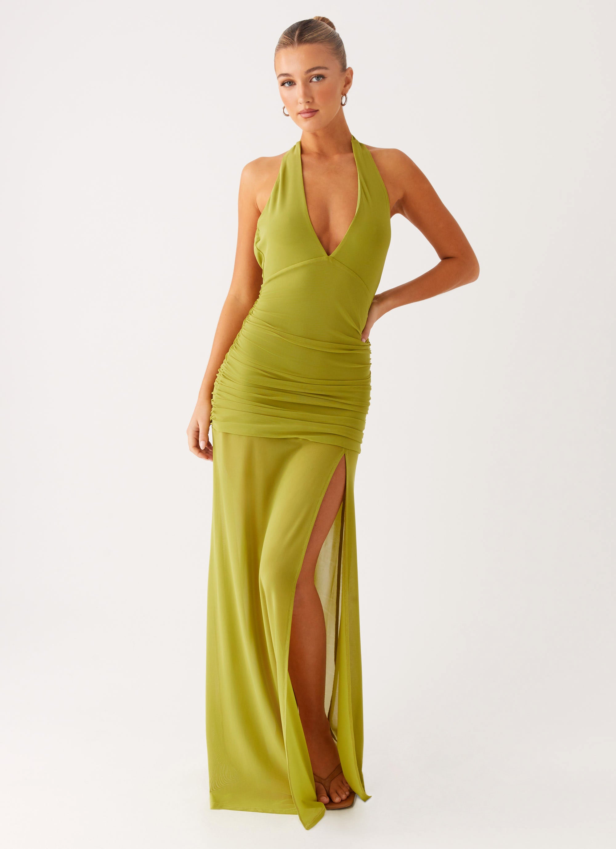 Island Muse Dress - Lime