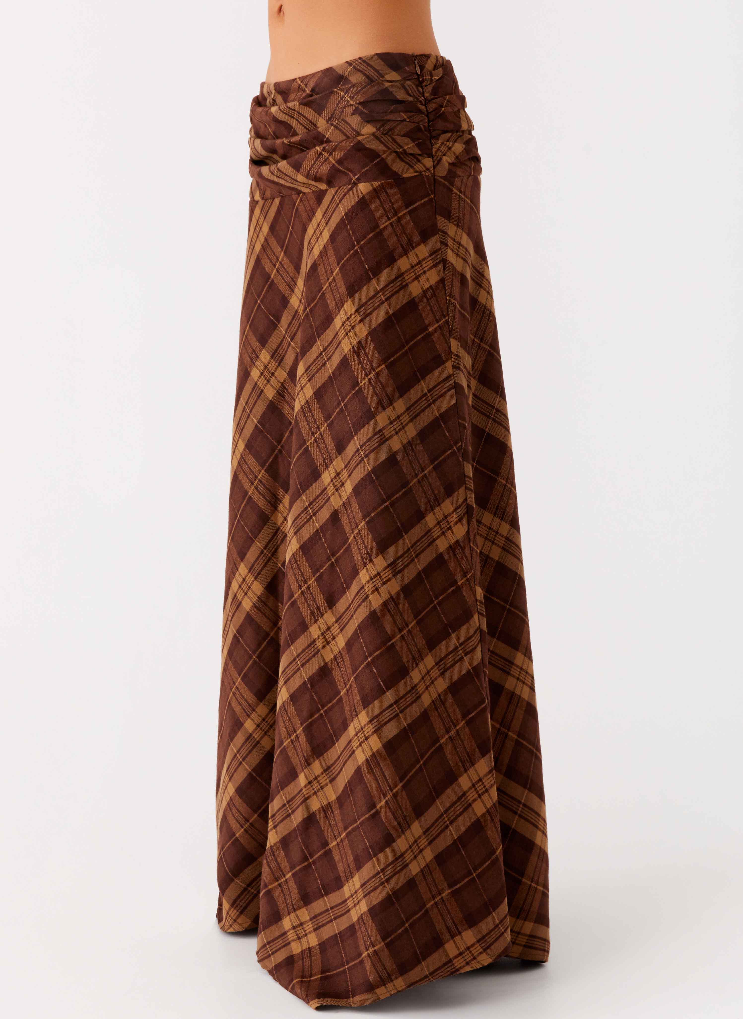 Karolina Maxi Skirt - Plaid