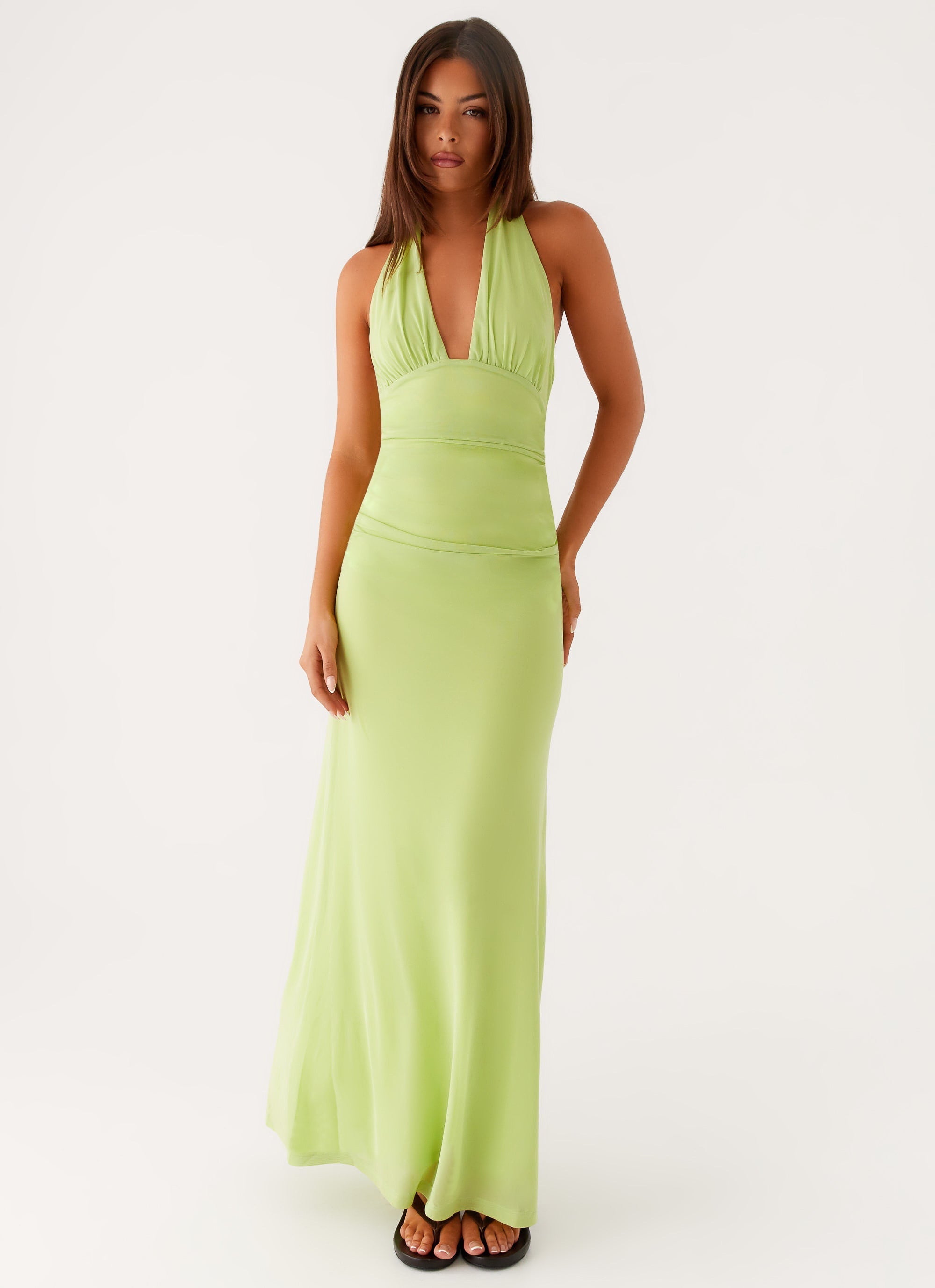 Kerrie Maxi Dress - Lime