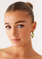 Keyon Earrings - Green
