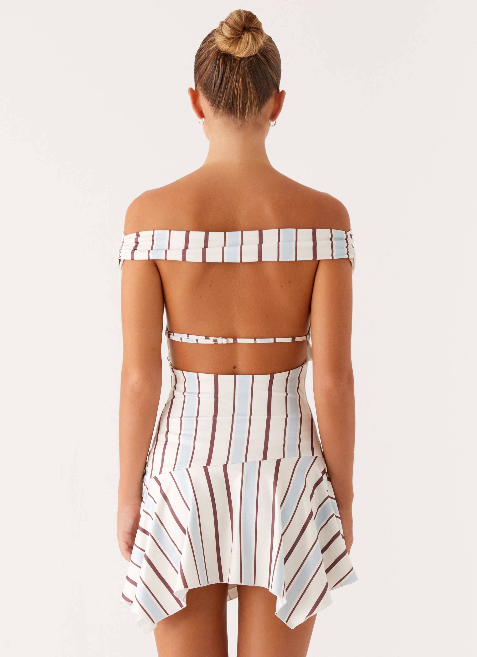 Kirby Mini Dress - Blue Stripe