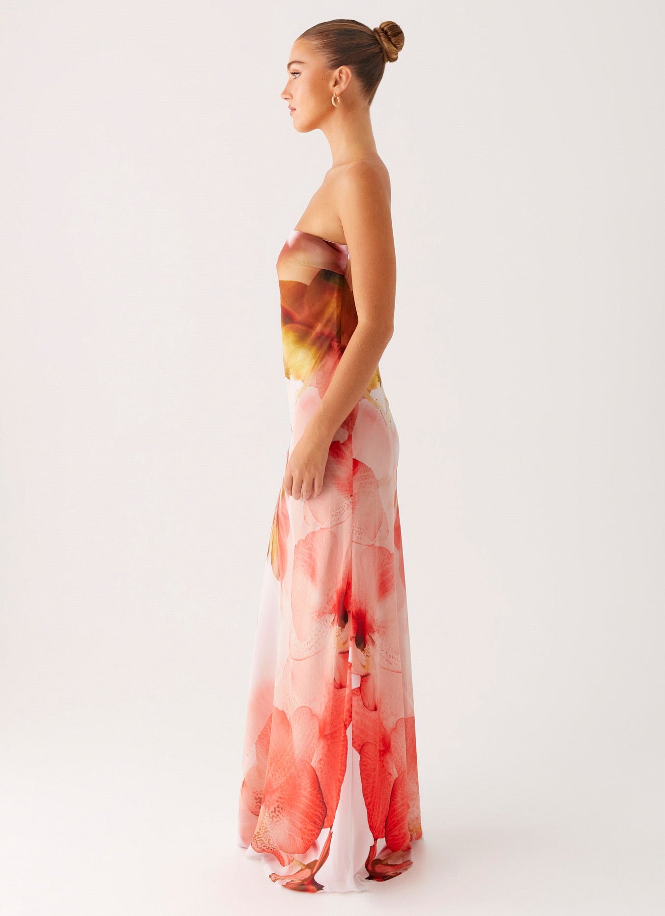 Kunis Maxi Dress - Peach Rose
