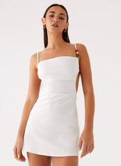 Marlon Mini Dress - White