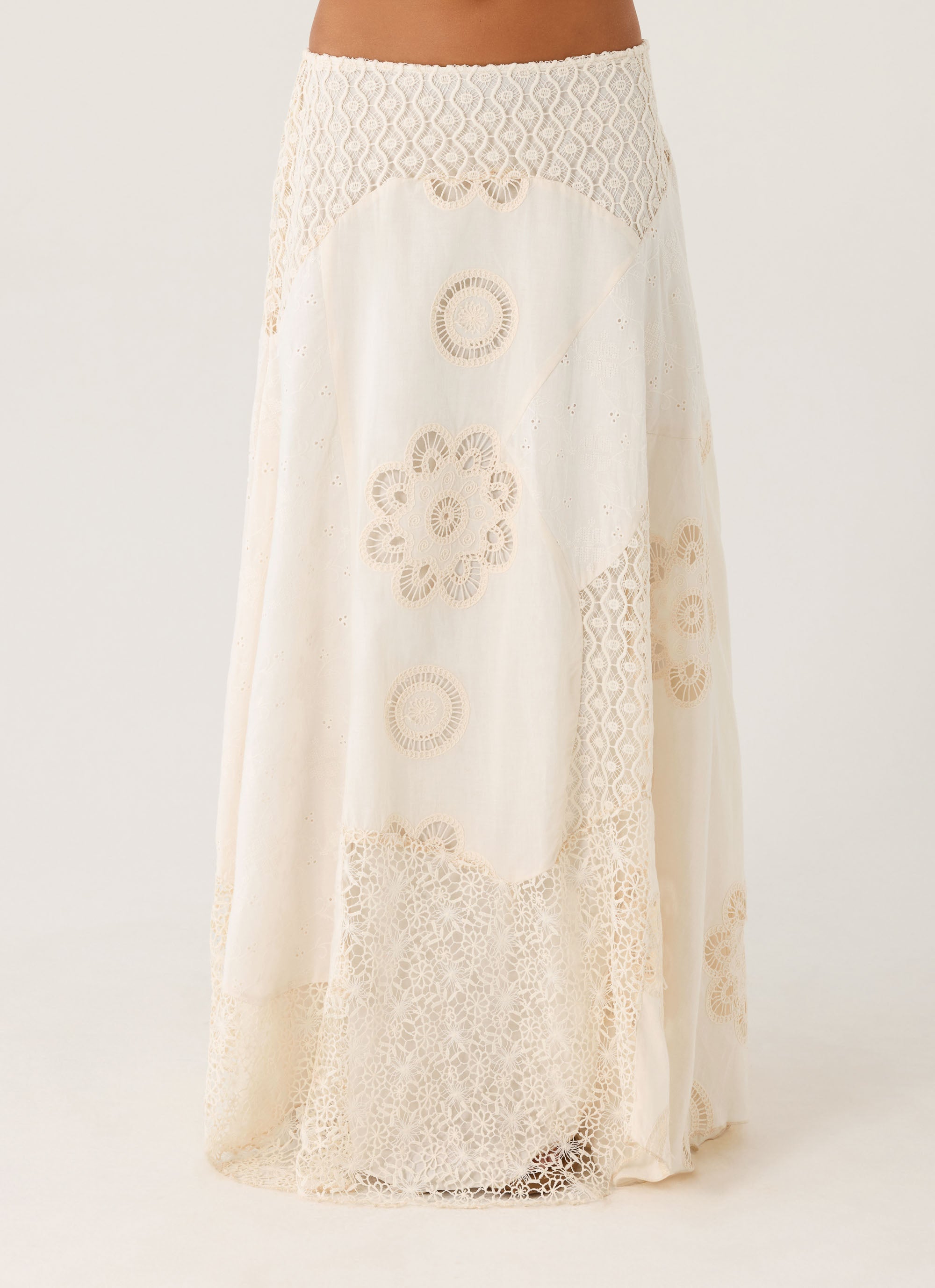 Marzia Maxi Skirt - Ivory