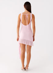 Normandy Mini Dress - Pastel Pink