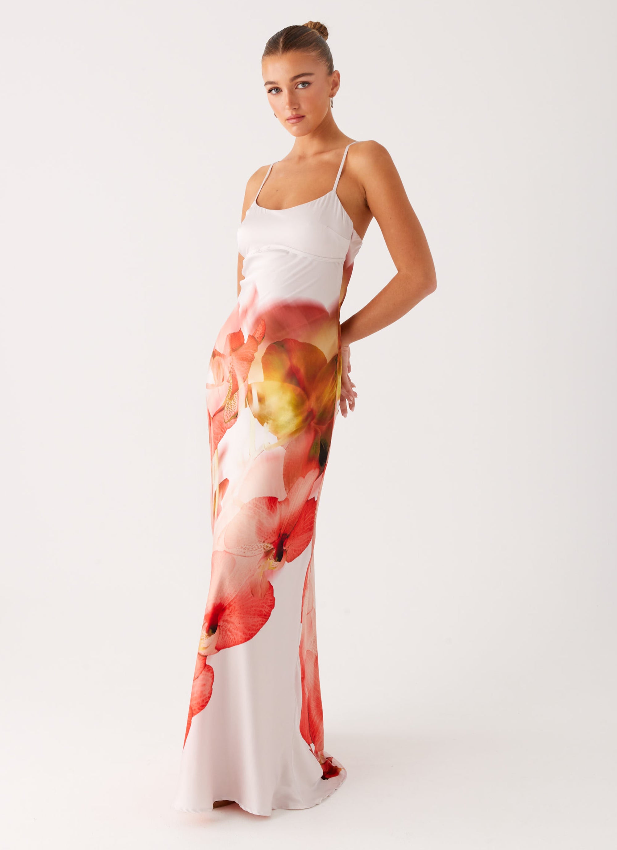 Pacha Maxi Dress - Peach Rose
