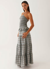 Picture This Maxi Dress - Check