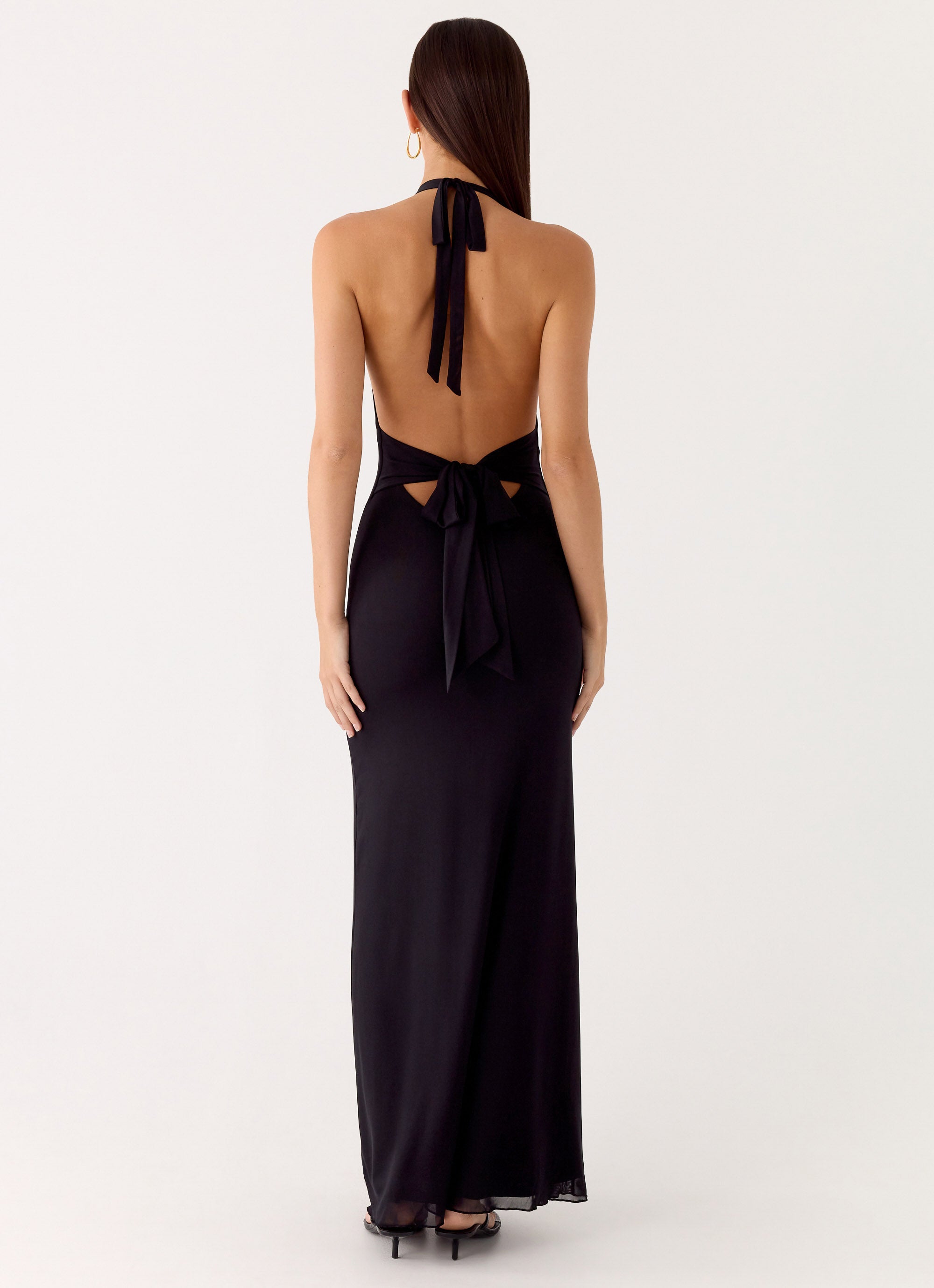 Starlight Nights Maxi Dress - Black