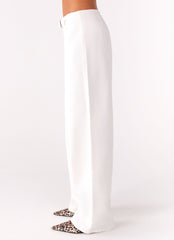 Texas Low Rise Denim Jeans - White