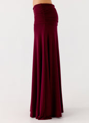 Thorness Maxi Skirt - Plum