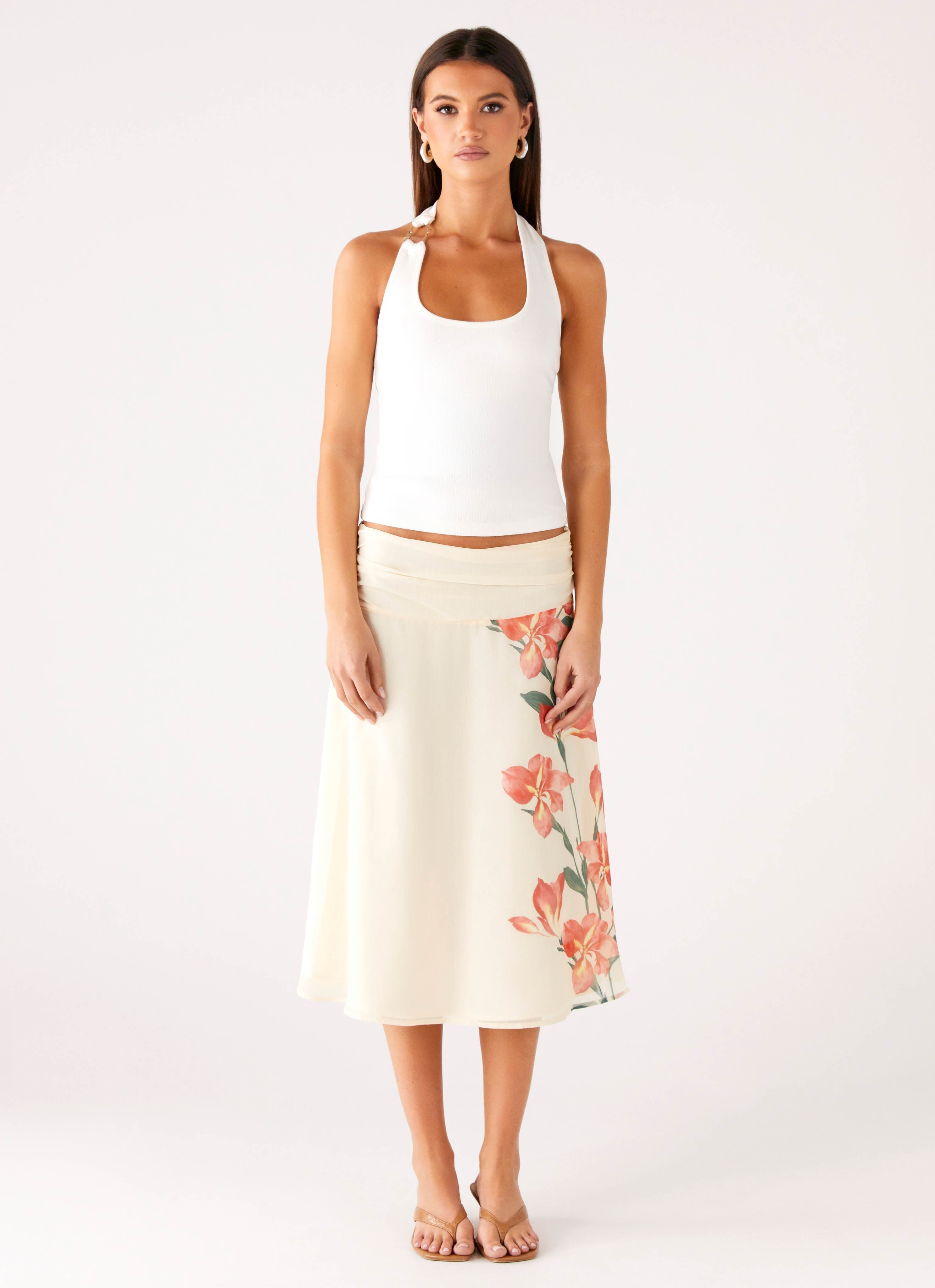 Valley Midi Skirt - Siena Floral